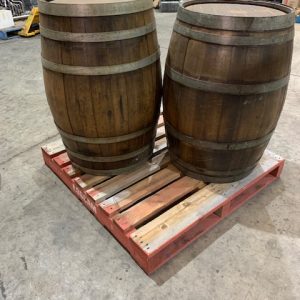 OAK BARRELS - 2 UNITS