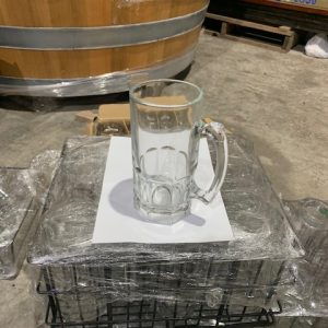 36 GLASS STEINS - 1 L VOLUME
