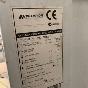 Champion Water Chiller CWC 03
